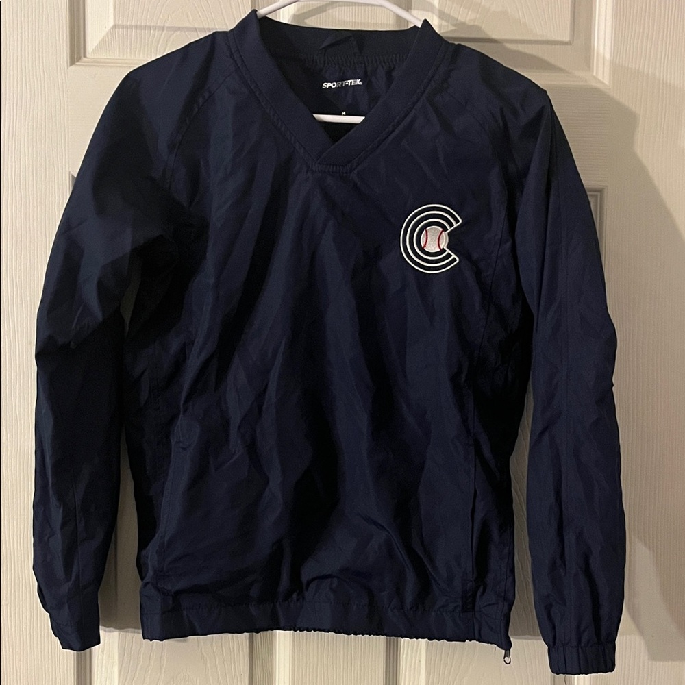 Sport-Tek Kids Navy Pullover Jacket